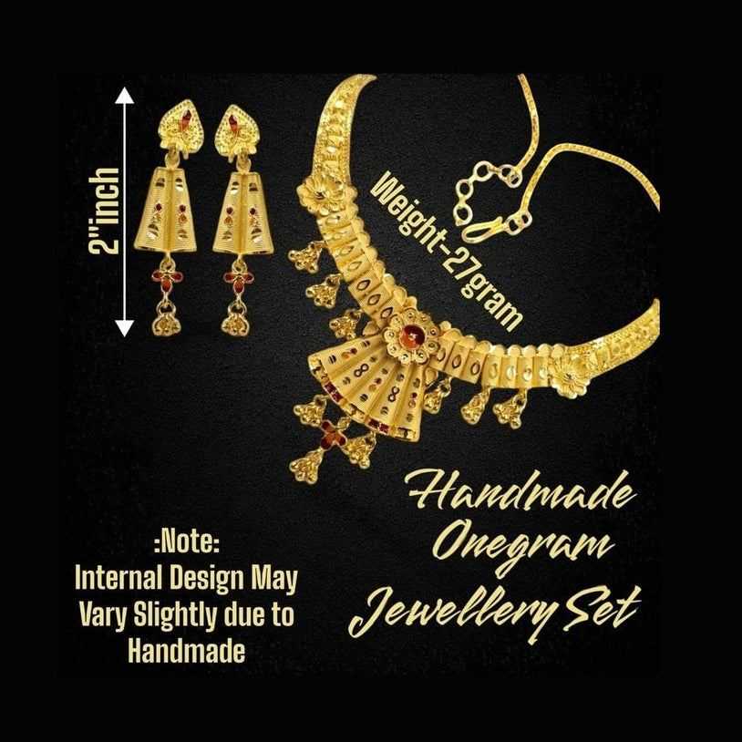 Radiant Gold-Plated Long Necklace – Timeless Elegance with Lasting Shine