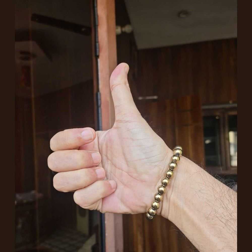 Unisex Pyrite Bracelet – Power, Prosperity, and Protection