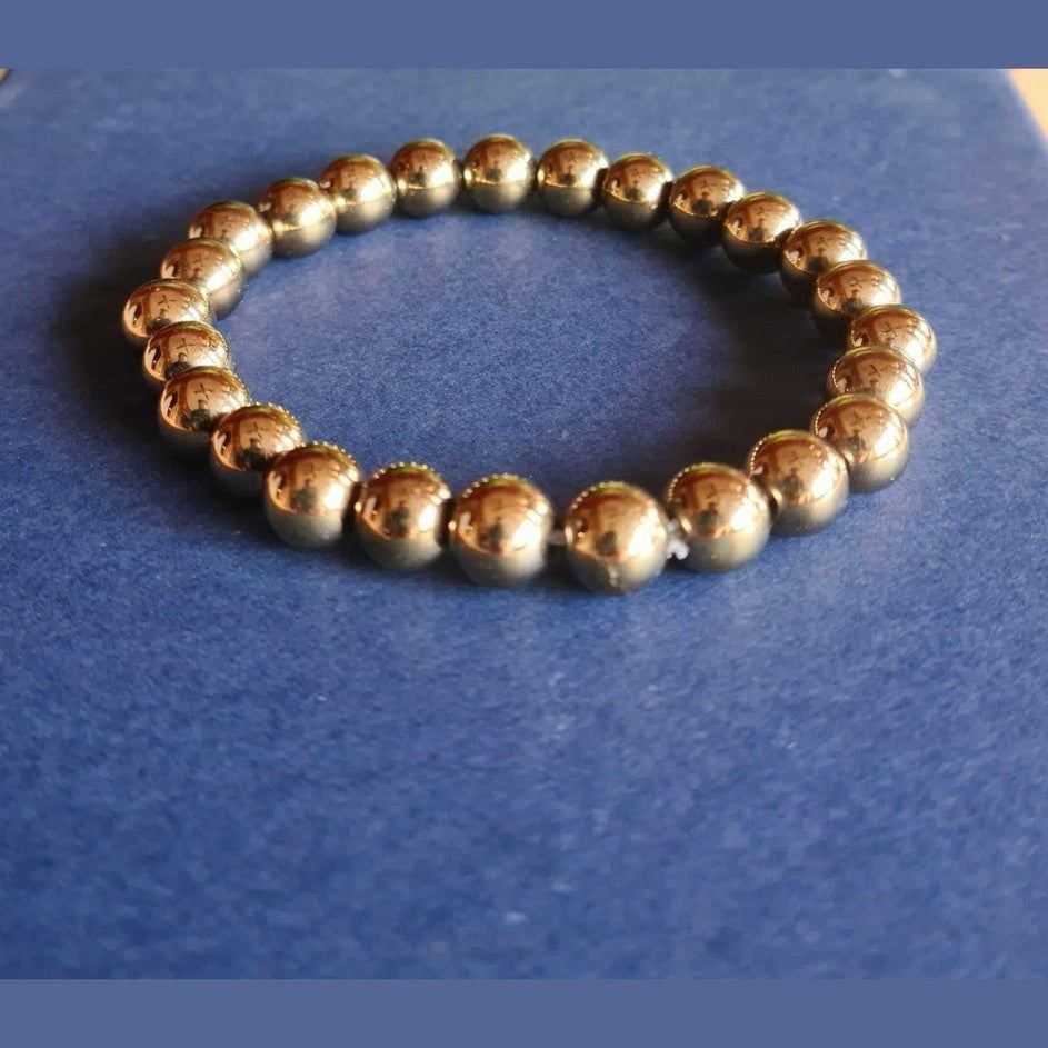 Unisex Pyrite Bracelet – Power, Prosperity, and Protection