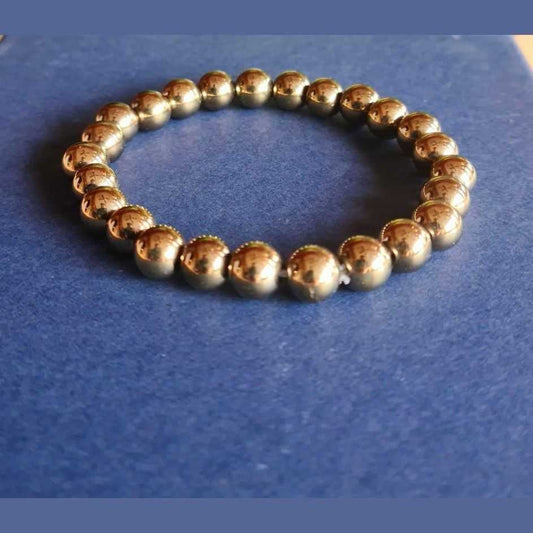 Unisex Pyrite Bracelet – Power, Prosperity, and Protection