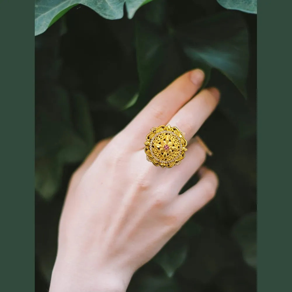 Product image of Gold Plated Round Ring 1G Real Look – image 3