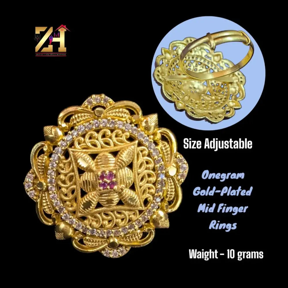 Product image of Gold Plated Round Ring 1G Real Look – image 2