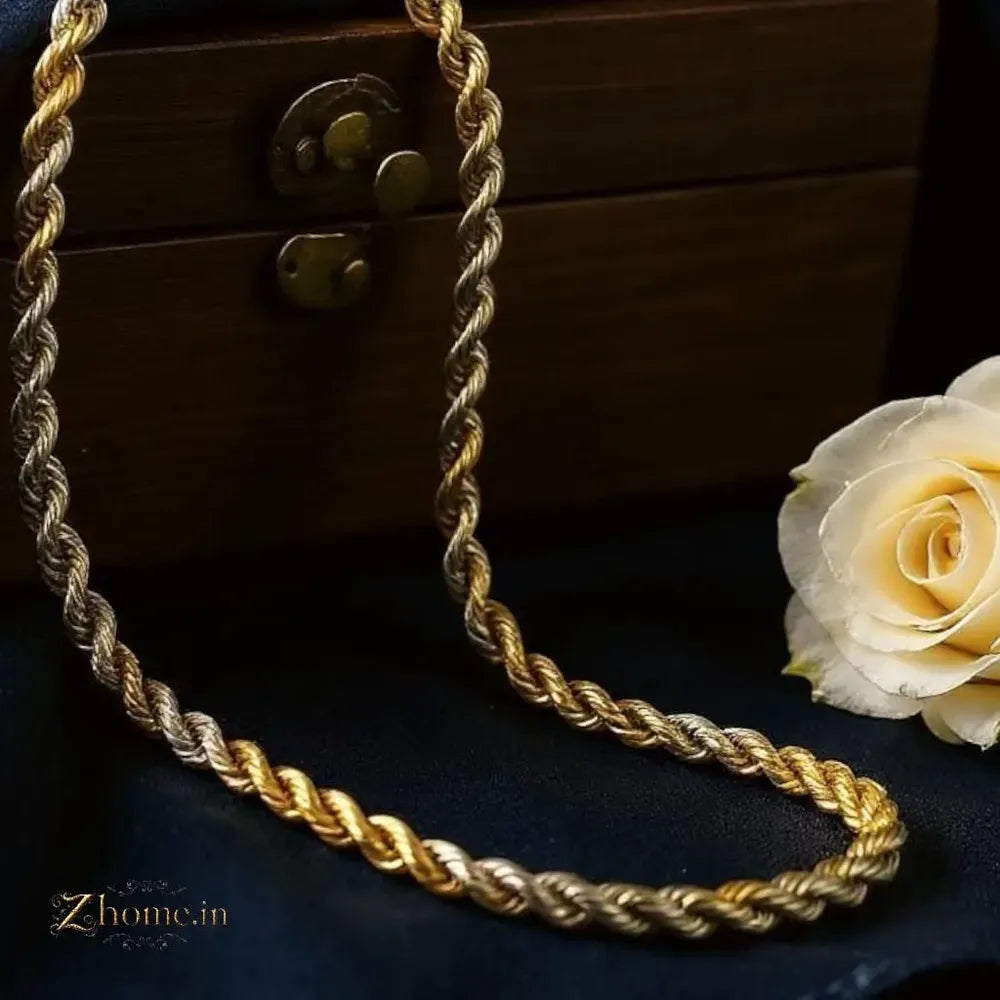 Men's Daily Wear Anti-Tarnish Rope Chain