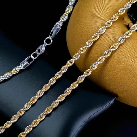 Men's Daily Wear Anti-Tarnish Rope Chain
