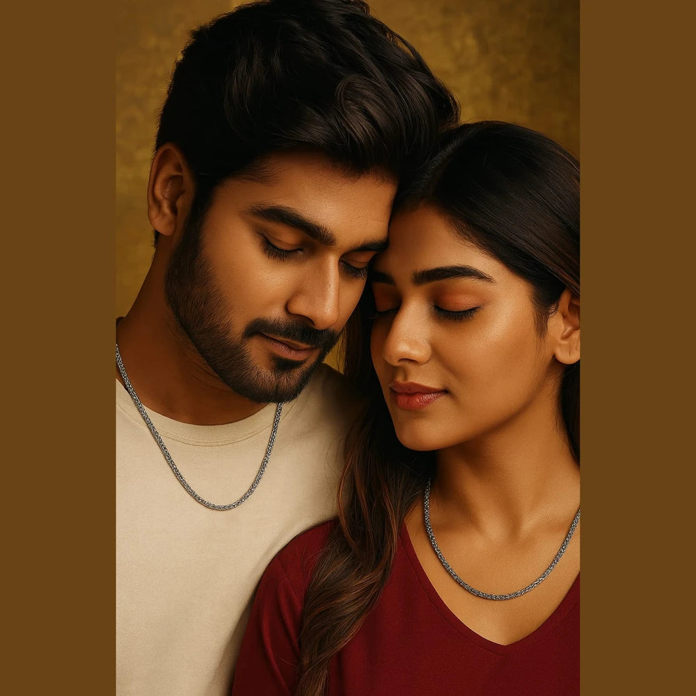 Product image of Anti Tarnish Silver Rope Chain For Men Women Daily Wear Jewellery – image 4