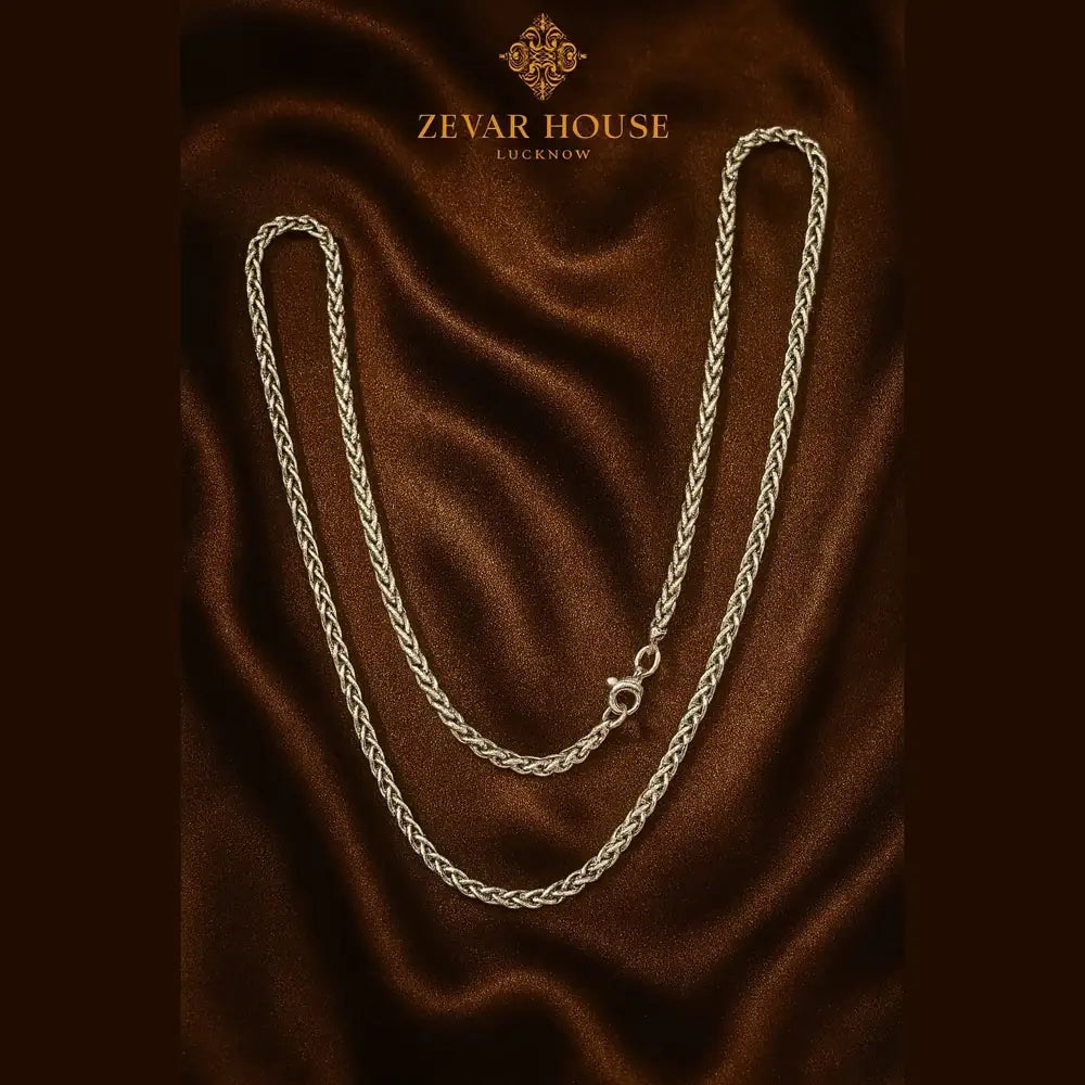 Bold Unisex Stainless Steel Silver-Plated Chain – Strength Meets Style