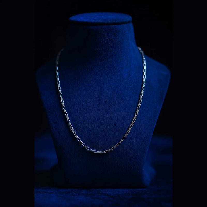 Premium Silver-Plated Cuban Chain for Men