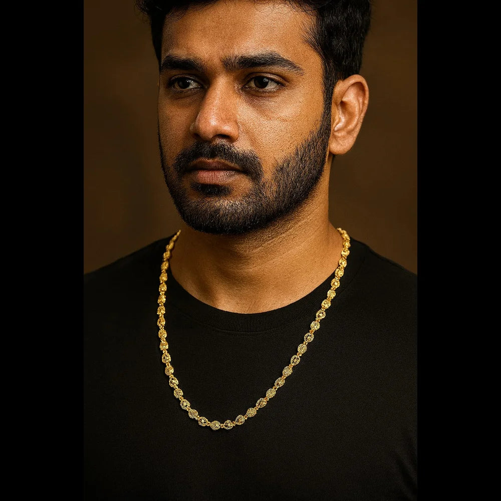 Product image of Heart Link Unisex Gold Plated Chain 22 20G 6Mm – image 4