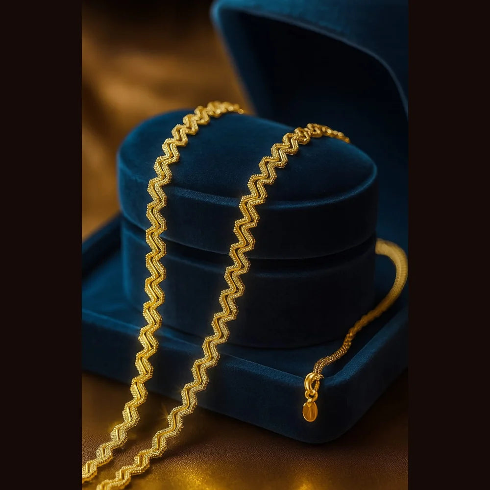 Product image of Onegram Mens Gold Chain 20Inch Vcut – image 2