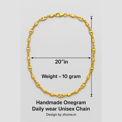 Gold-Plated Chain for Men & Women – Daily Wear