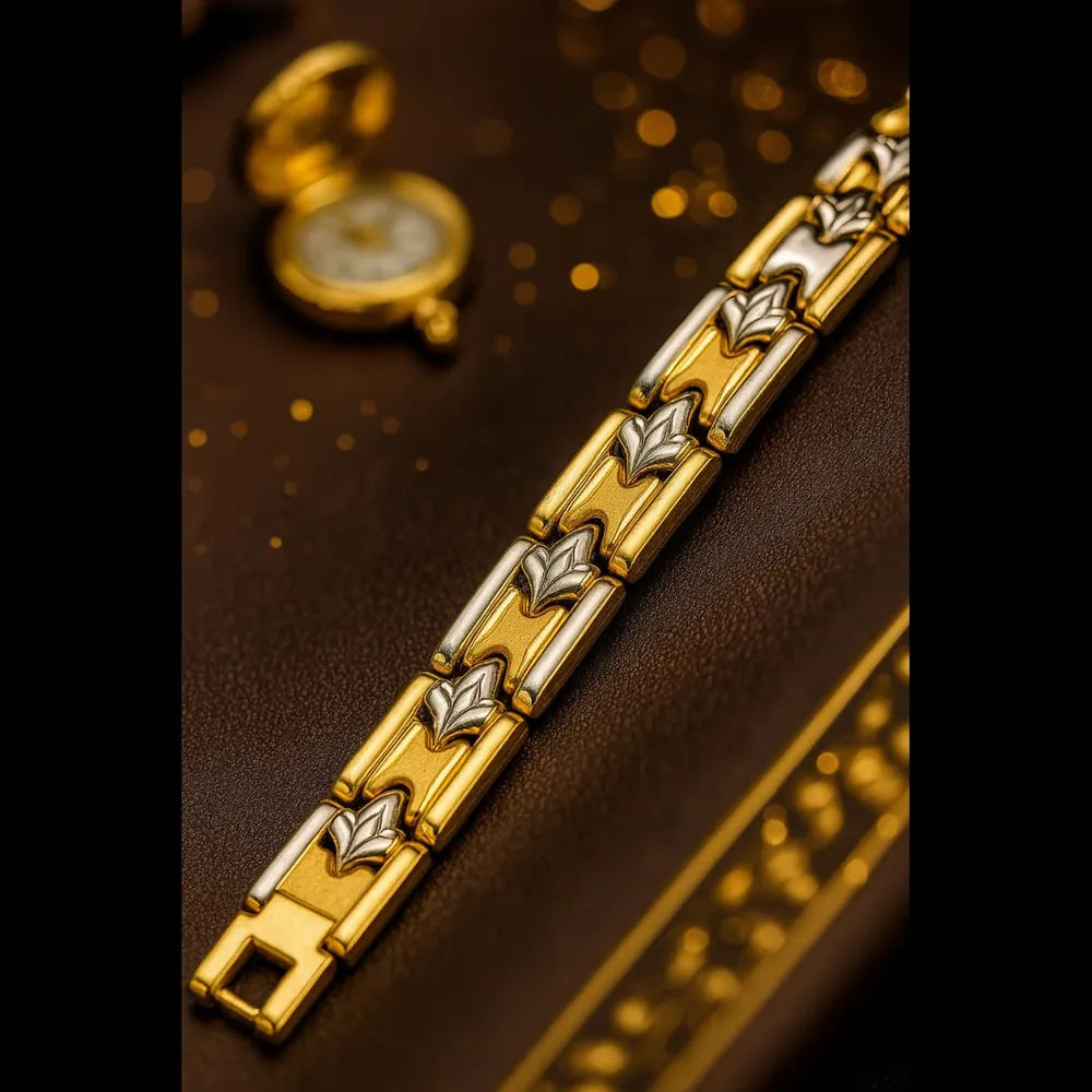 Premium Handmade One Gram Gold Bracelet for Men – 8 Inch, 28 Gram, 8mm Width