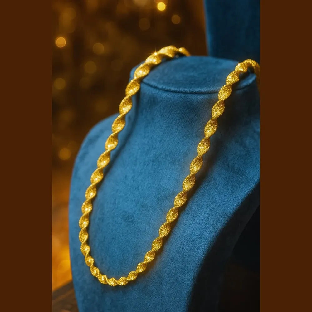 Antitarish Daily Wear Gold Finish Handmade Chain – 20 Inch, 6mm Width, Exclusive Design