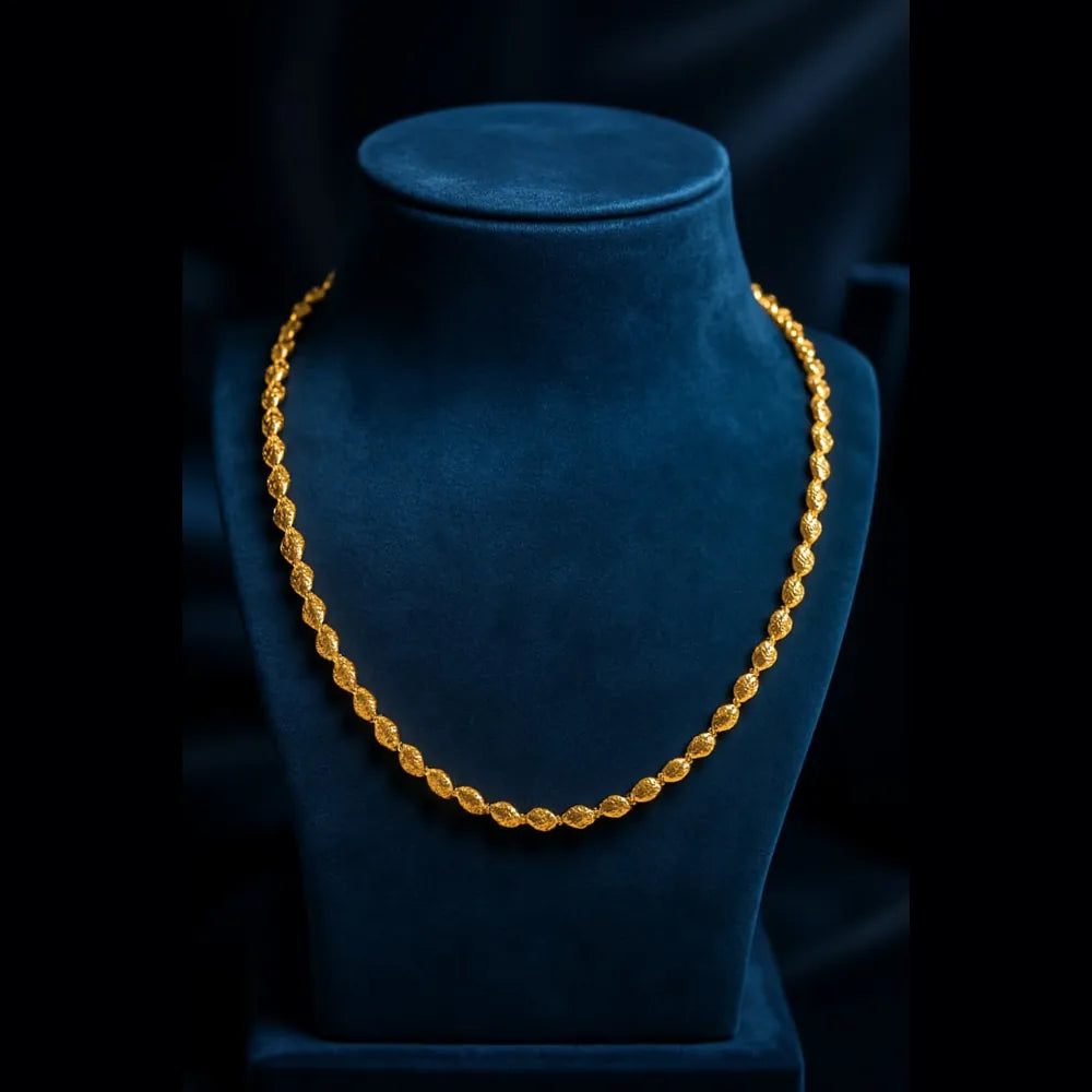 Product image of Antitarish Daily Wear Gold Finish Handmade Chain – 20 Inch, 6mm Width, Exclusive Design – image 1