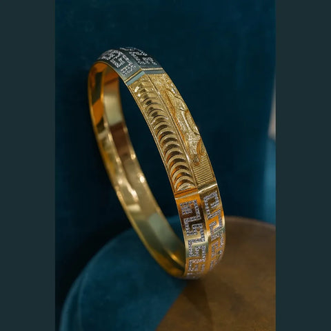 Exclusive Onegram Gold Men Kada – Premium Handmade Waterproof Daily Wear