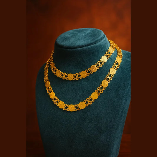 Product image of Products Royal Lakshmi Coin Gold Plated Chain 26 Inch 22 Gram 9Mm – image 2