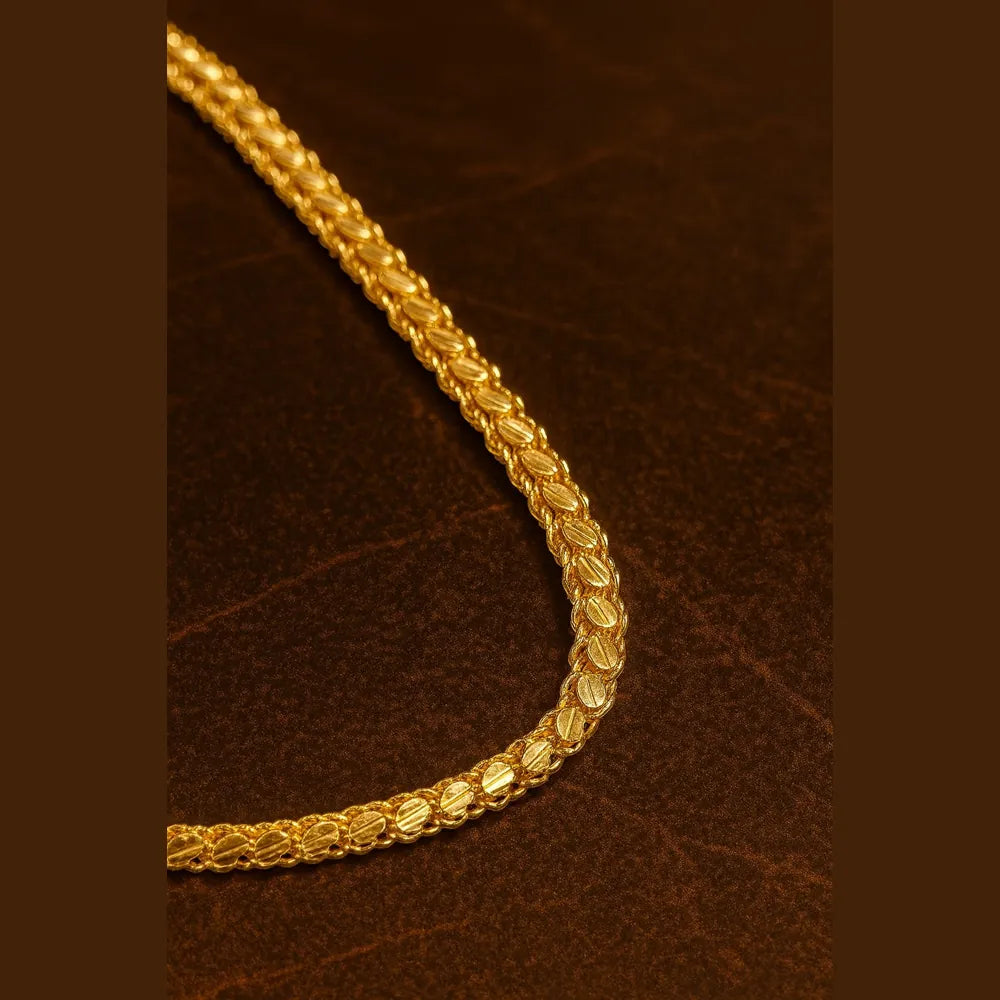 One Gram Gold Exclusive Design 20-inch Chain – Elegant Daily Wear Jewelry