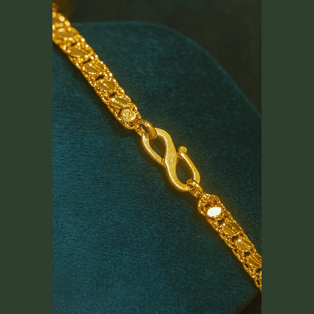 One Gram Gold Exclusive Design 20-inch Chain – Elegant Daily Wear Jewelry
