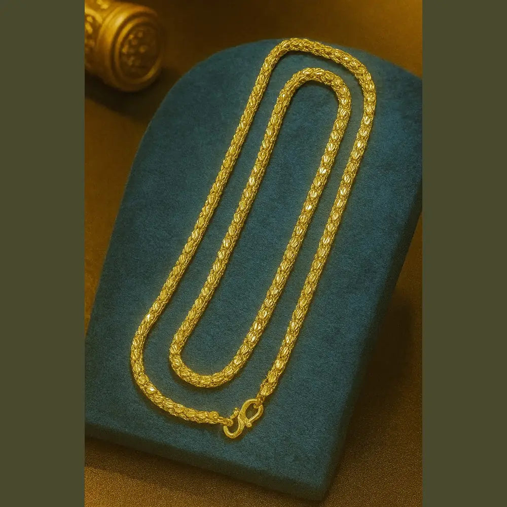 One Gram Gold Exclusive Design 20-inch Chain – Elegant Daily Wear Jewelry