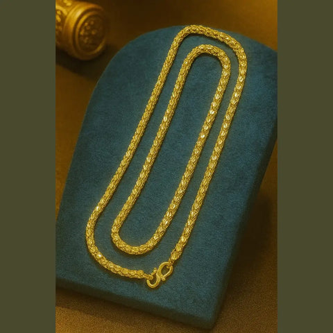 One Gram Gold Exclusive Design 20-inch Chain – Elegant Daily Wear Jewelry