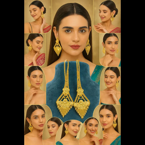 Real Gold-Looking 22-Carat Gold-Plated Earrings: A Guide to Elegance