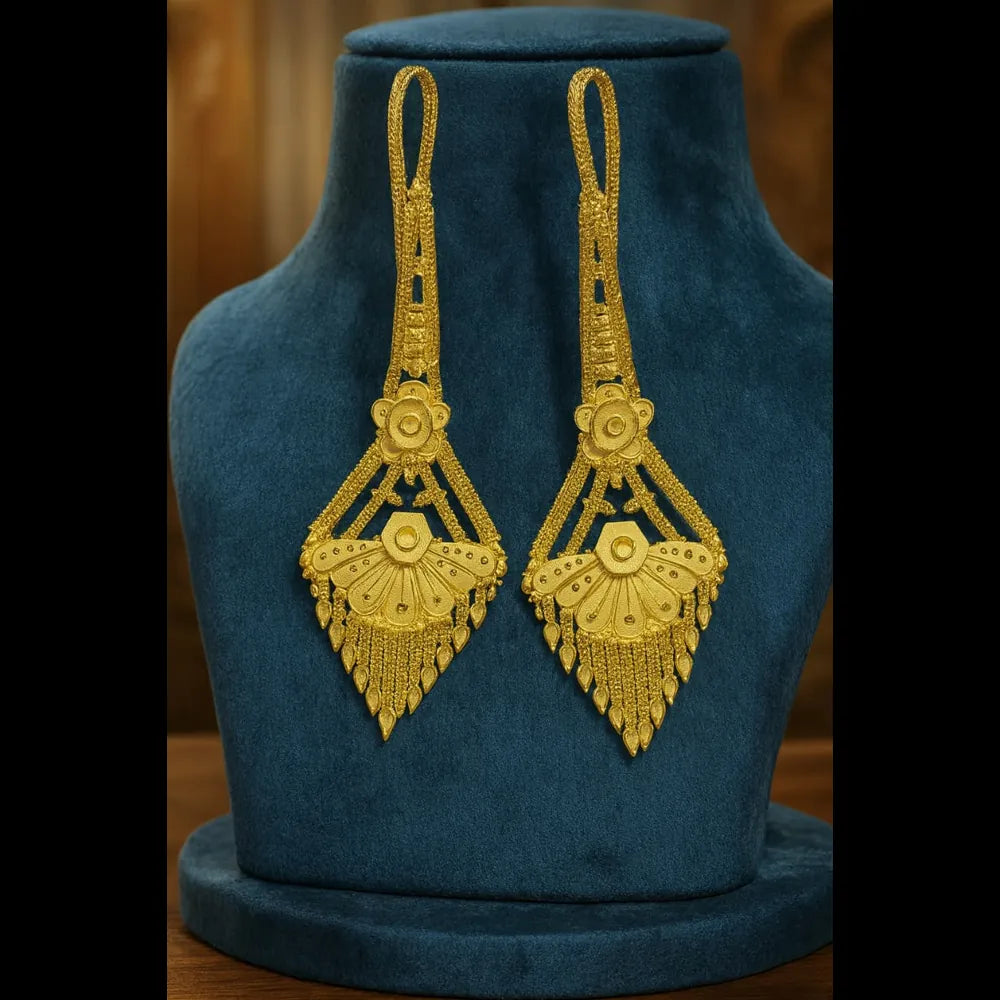 Product image of Real Gold Looking 22 Carat Gold Plated Earrings A Guide To Elegance – image 6