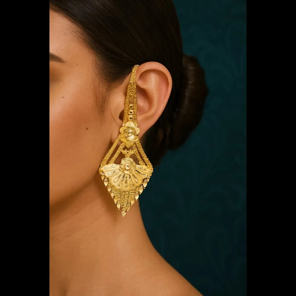 Product image of Real Gold Looking 22 Carat Gold Plated Earrings A Guide To Elegance – image 7