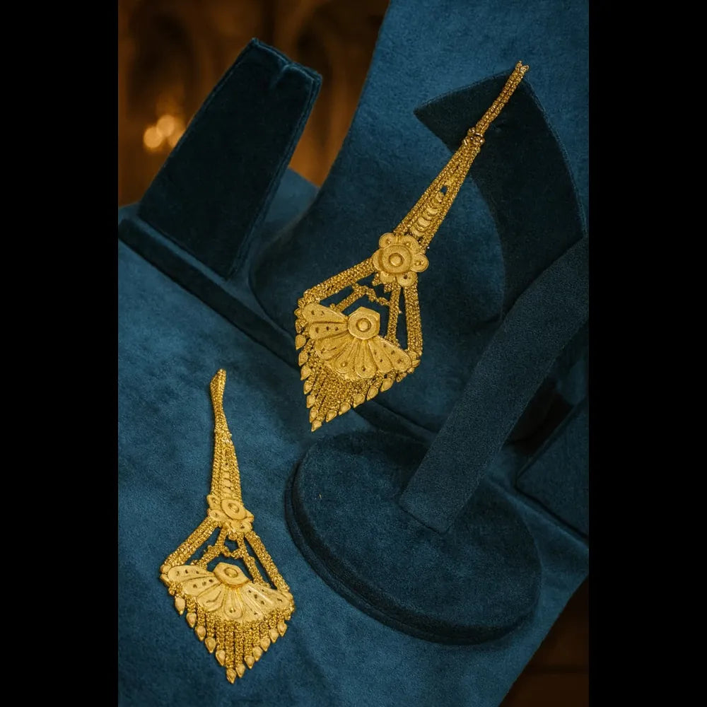 Product image of Real Gold Looking 22 Carat Gold Plated Earrings A Guide To Elegance – image 2