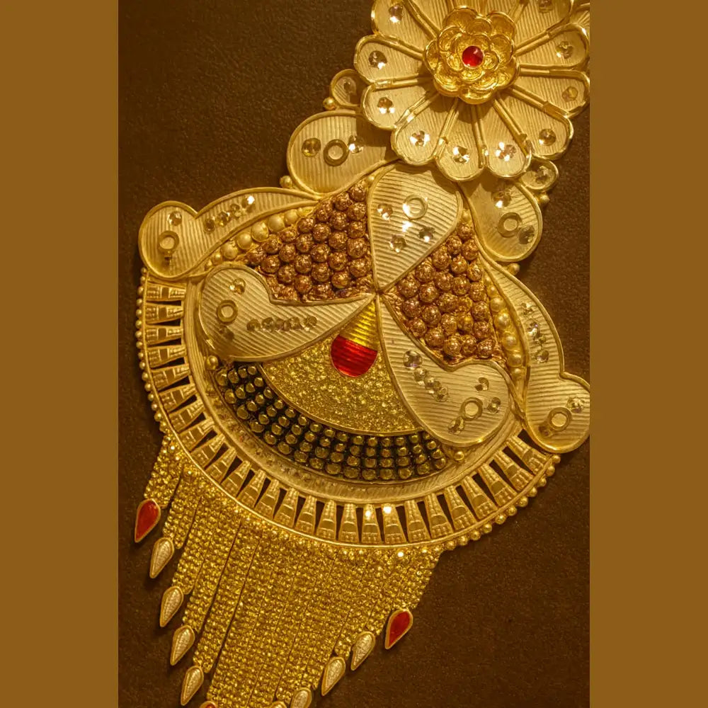 Long Necklace Jewelry Set | Gilded Grace: Royal Gold-Tone Necklace