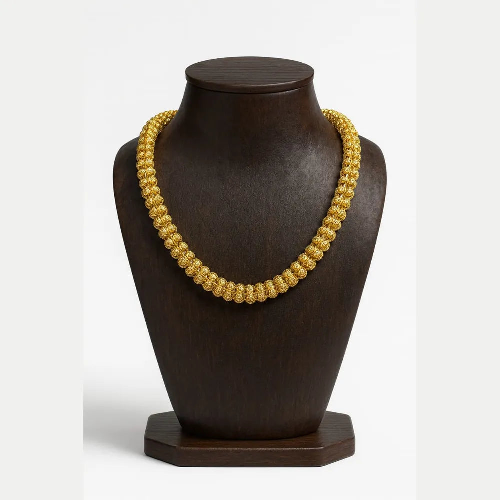 Men’s Heavy Gold Plated Chain – 22 Inch, 110g | Handmade Designer Necklace