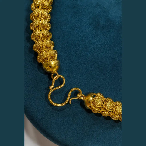 Men’s Heavy Gold Plated Chain – 22 Inch, 110g | Handmade Designer Necklace