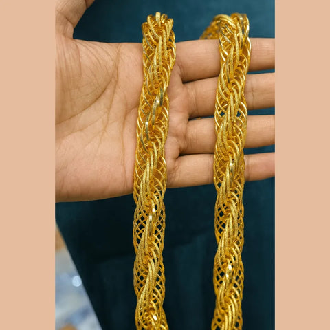 Men’s Heavy Gold Plated Chain – 20 Inch | Premium Handmade Design
