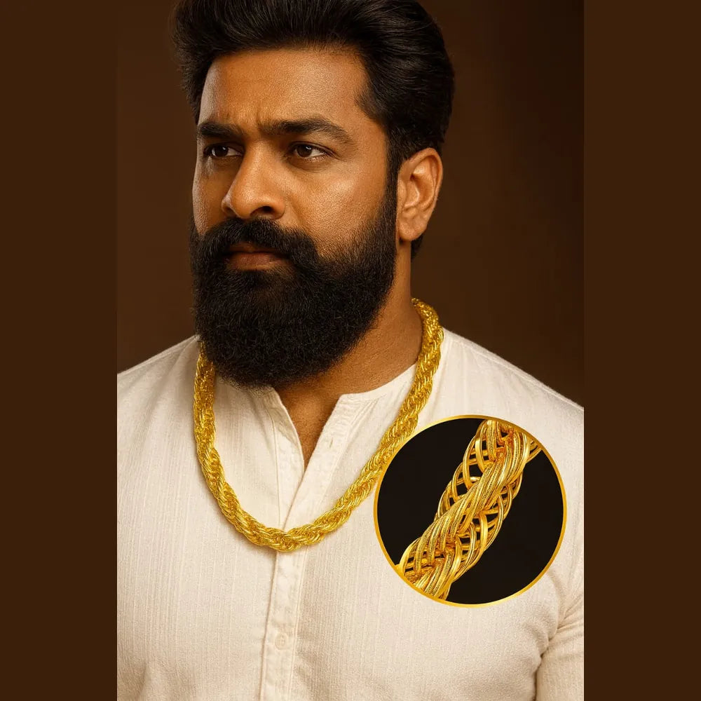 Product image of Mens Heavy Gold Plated Chain 20 Inch – image 4