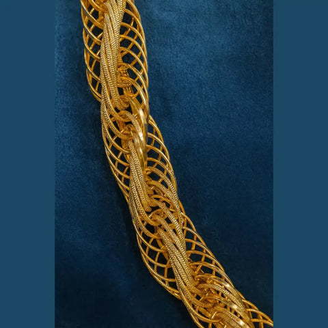 Men’s Heavy Gold Plated Chain – 20 Inch | Premium Handmade Design