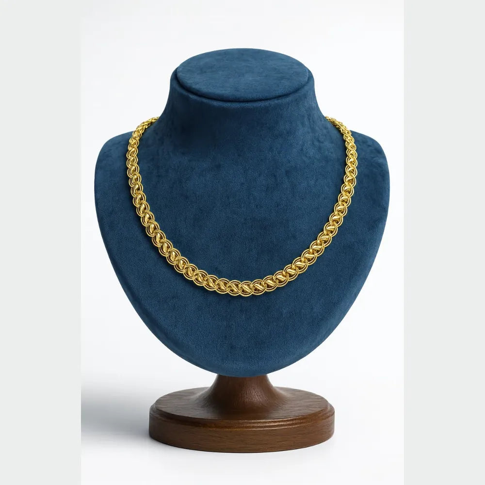 Product image of Men S Heavy Gold Plated Chain 20 Inch Premium Handmade Design Copy – image 4