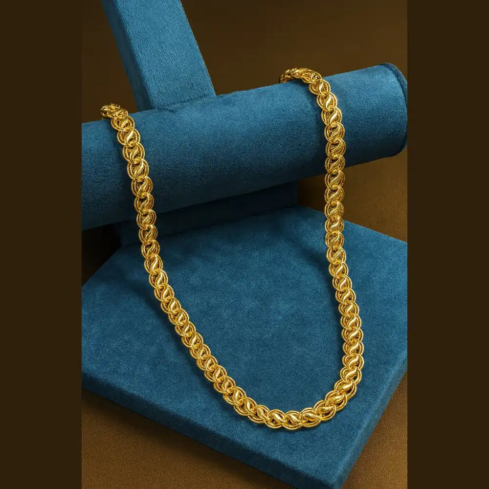 Product image of Men S Heavy Gold Plated Chain 20 Inch Premium Handmade Design Copy – image 3