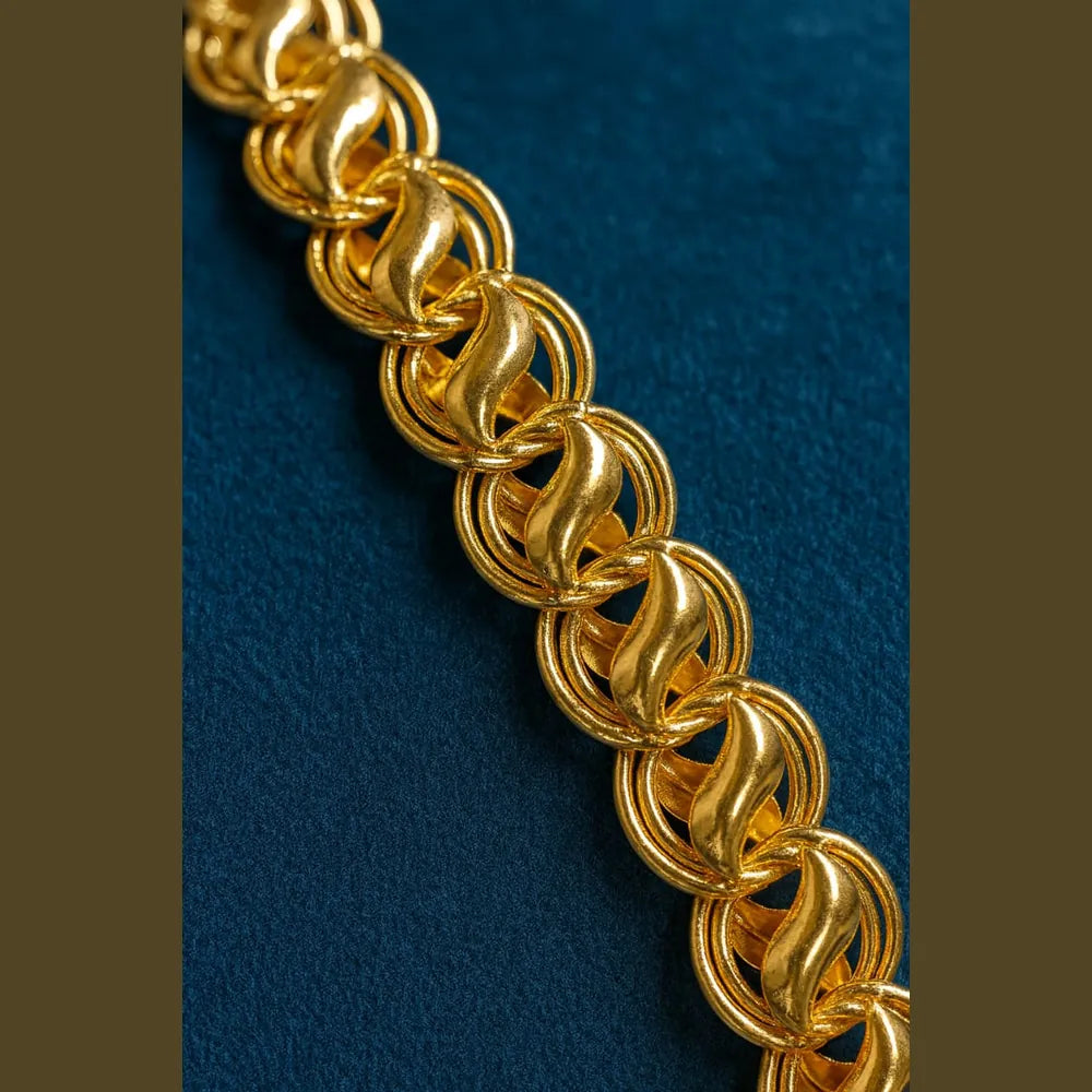 Men’s Heavy Gold Plated Chain – 20 Inch | Handmade Stylish Design