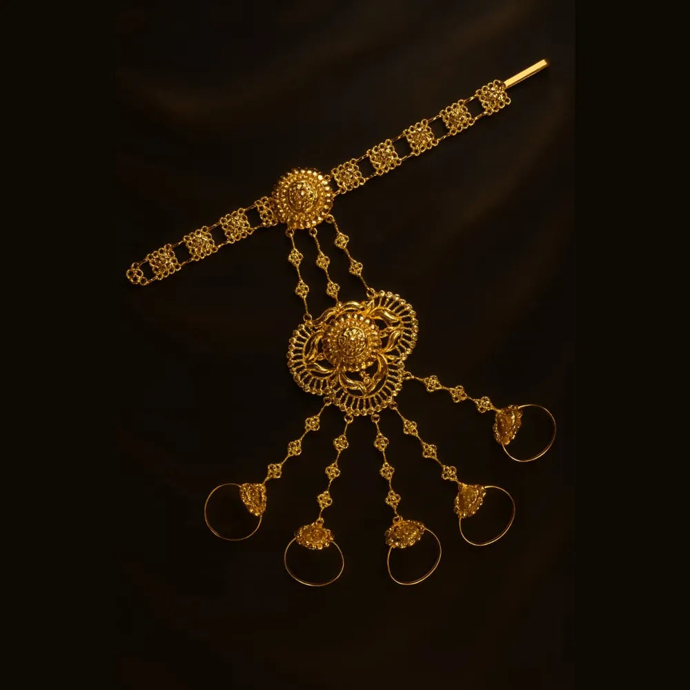 Product image of Bridal Gold Plated Hathphool – image 4