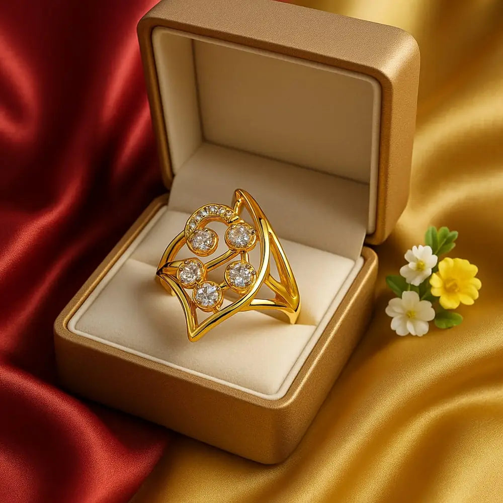 Product image of Products Gold Plated Adjustable Ring – image 2