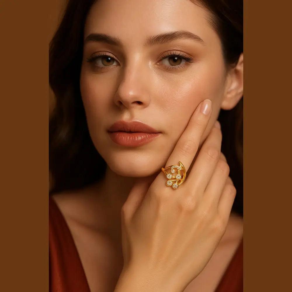 Product image of Products Gold Plated Adjustable Ring – image 4