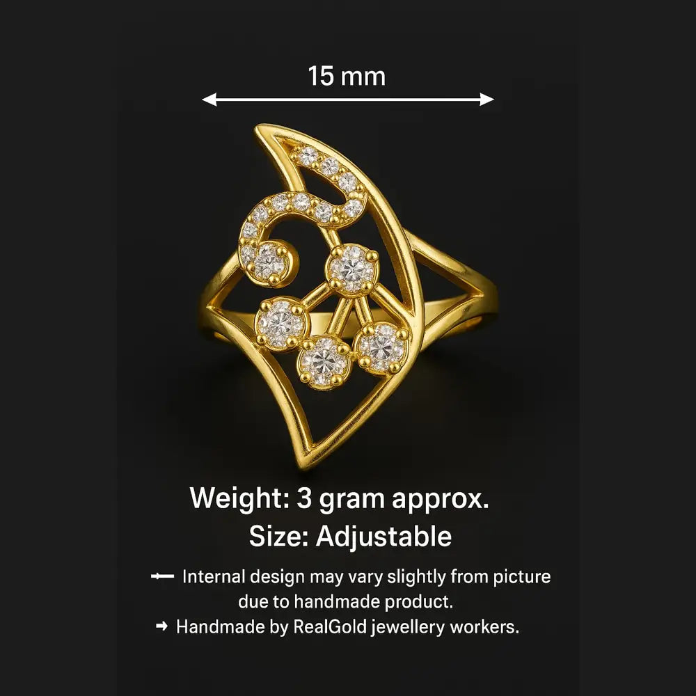 Product image of Products Gold Plated Adjustable Ring – image 6