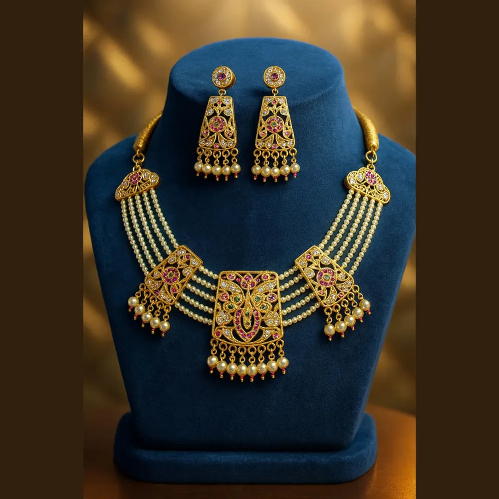 Product image of Products Elegant Red Stone Choker Necklace – image 4