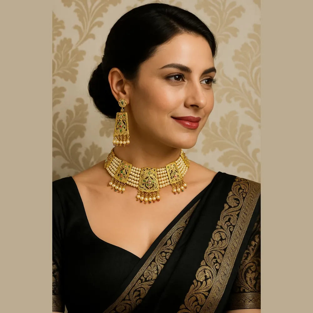 Product image of Products Elegant Red Stone Choker Necklace – image 7