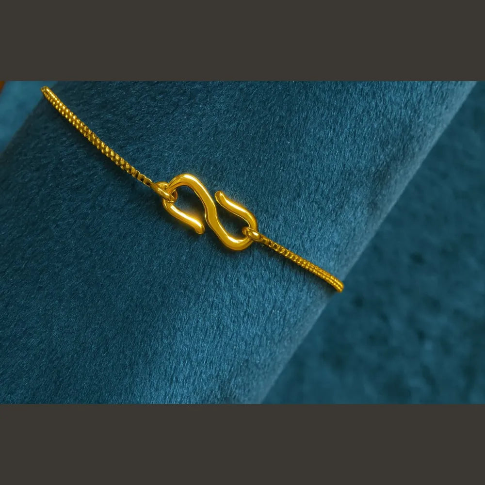 Elegant 18-Inch Double Layer Gold-Plated Black Bead Mangalsutra Necklace