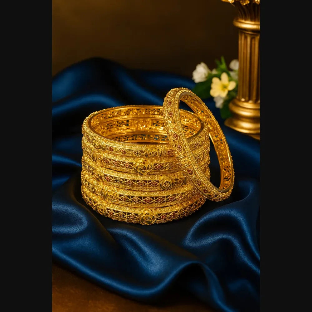 Product image of Products Exclusive Onegram Gold 6 Piece Kangan Set – image 4