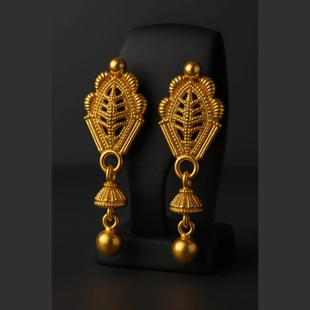 Gold-Plated Mini Ear Studs – Lightweight Screwback Traditional Design