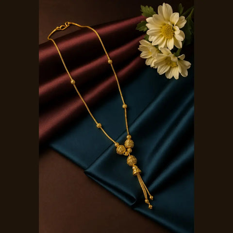 Elegant One Gram Gold Kamthi Chain – Lightweight Daily & Party Wear