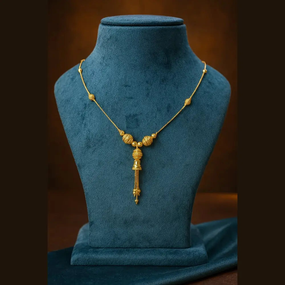 Elegant One Gram Gold Kamthi Chain – Lightweight Daily & Party Wear
