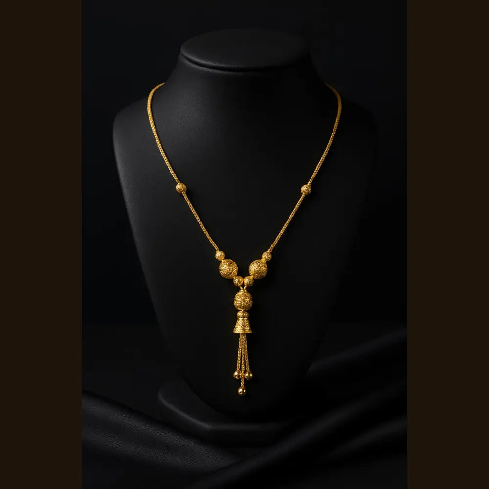 Elegant One Gram Gold Kamthi Chain – Lightweight Daily & Party Wear