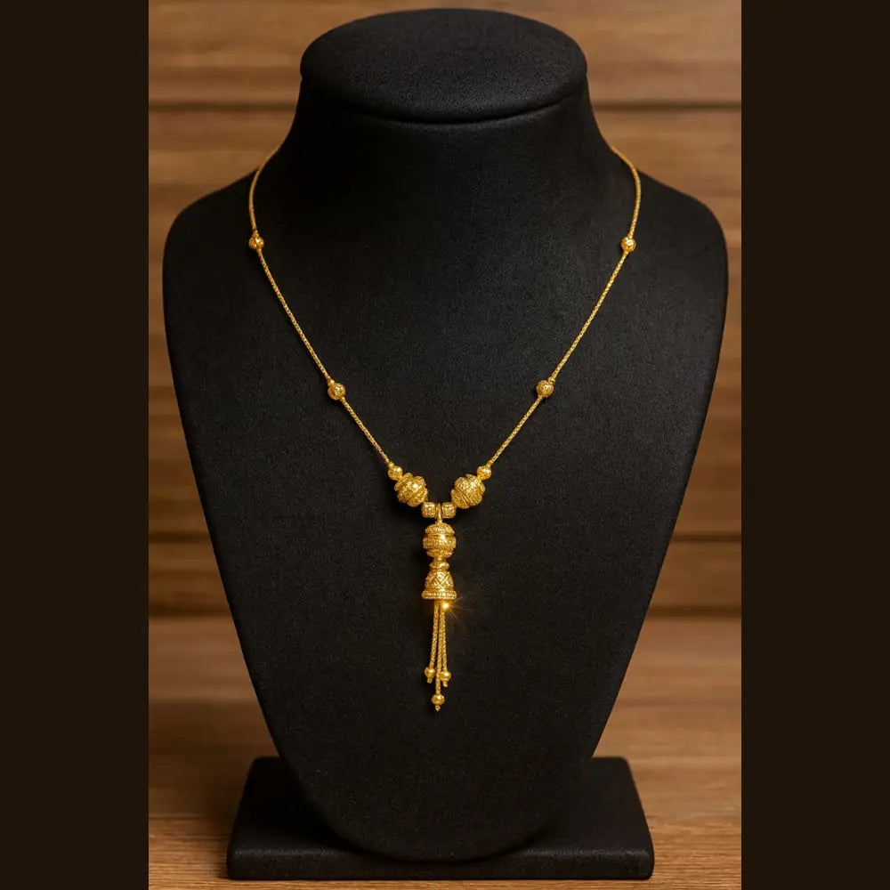 Elegant One Gram Gold Kamthi Chain – Lightweight Daily & Party Wear