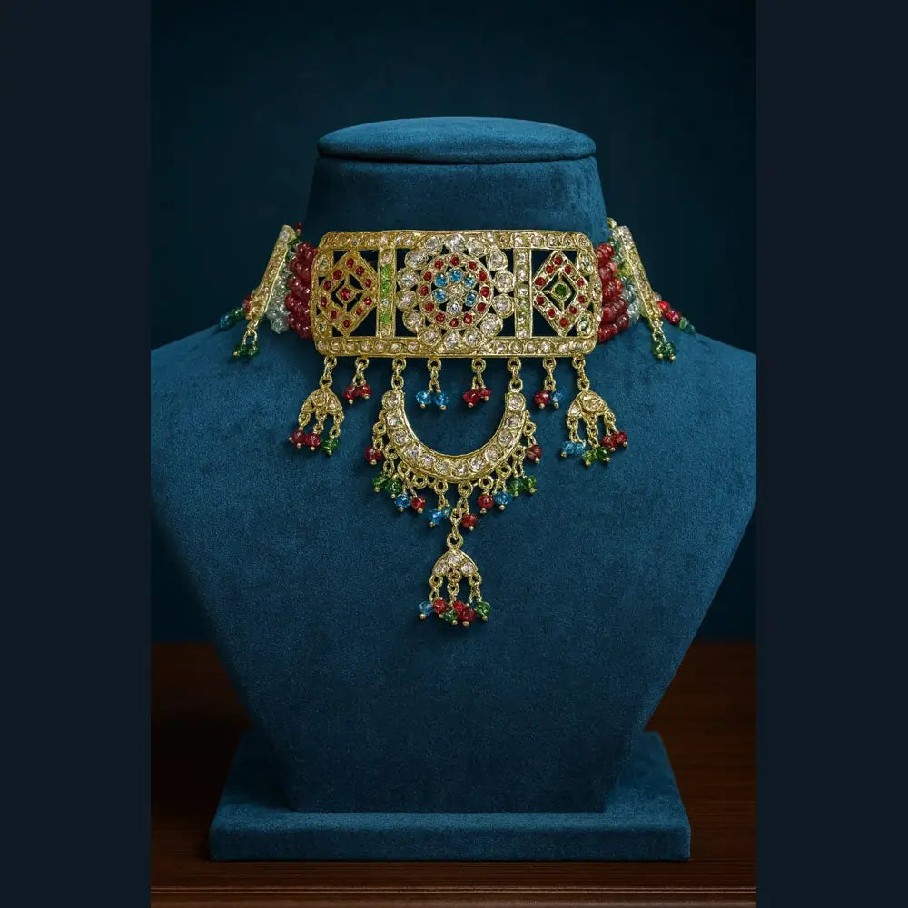 Product image of Products Exclusive Multicolour Bridal Jewellery Set – image 4